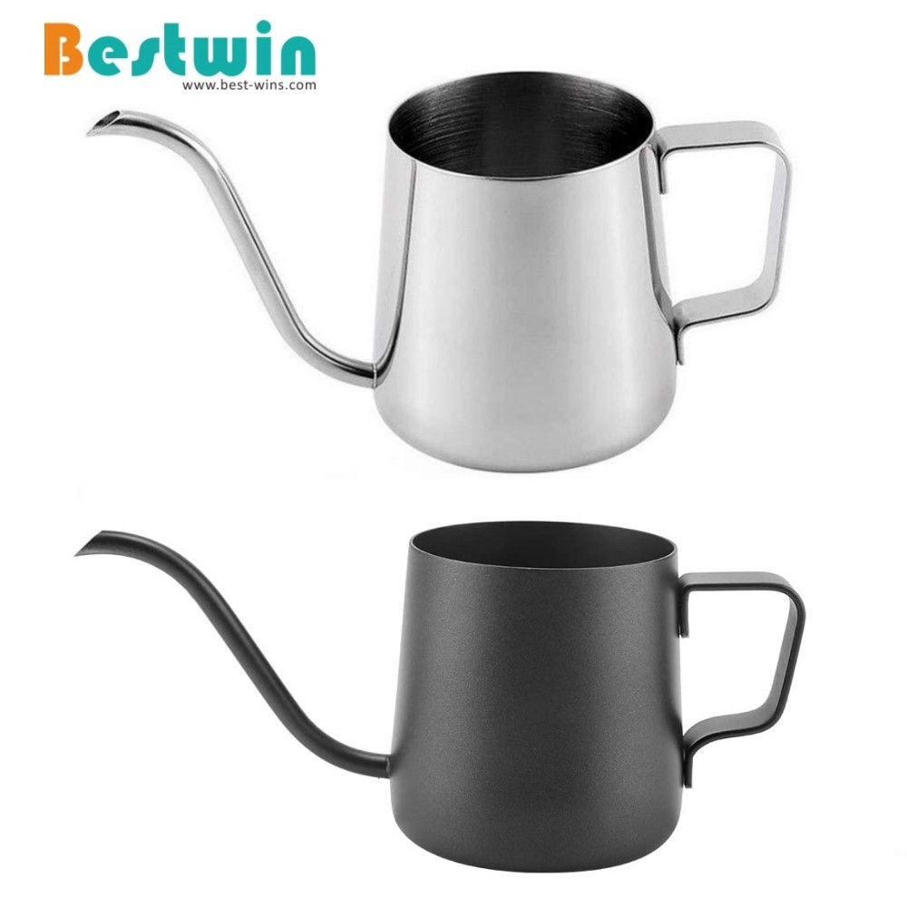 Stainless Steel 304 Spout Tea Pot Hand Drip Long Narrow Coffee Kettle