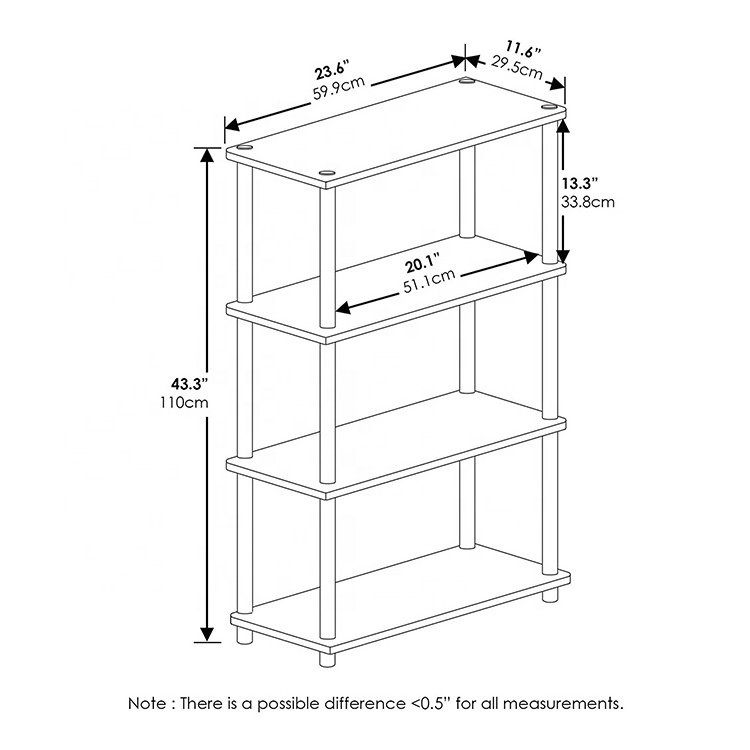 Promotion items metal rack storage shelf 4 tier multipurpose shelf display rack