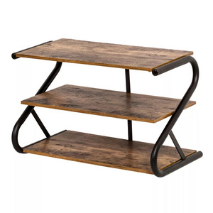 Hot Sale Shoe Rack Bench for Entryway, 3-Tier Wooden Shoe Shelf Shoe Organizer  Entryway for Bedroom Balcony Entryway