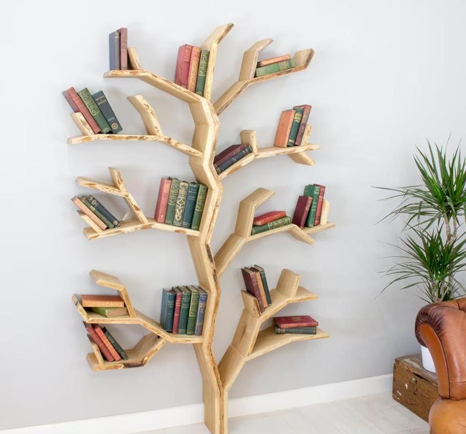 New country style tree bookshelves store bookshelves to decorate the home