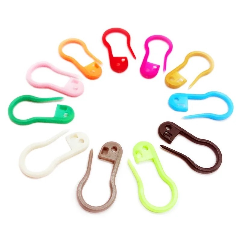 Gourd Shape Knitting Tool Colorful Anti-tamper Pin Plastic Mark Button Sweater Counter Crochet 1000pcs Stitch Markers