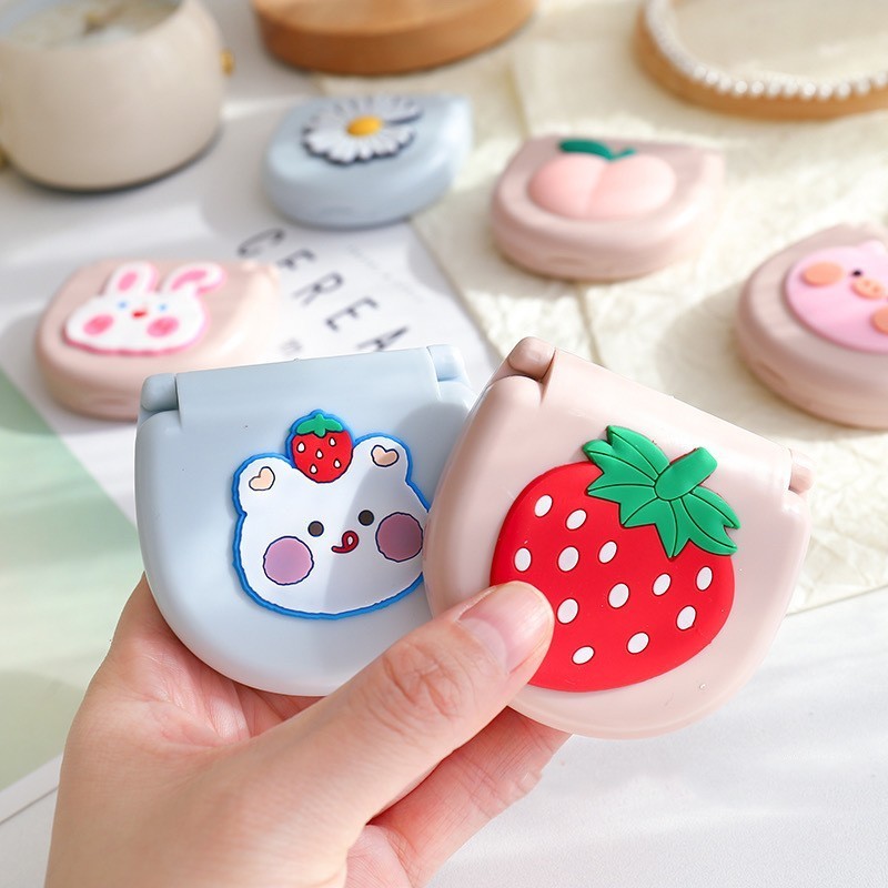 Cute Cartoon Mini Sewing Box Going Out Portable Sewing Kit Sewing Tools Storage Box Set