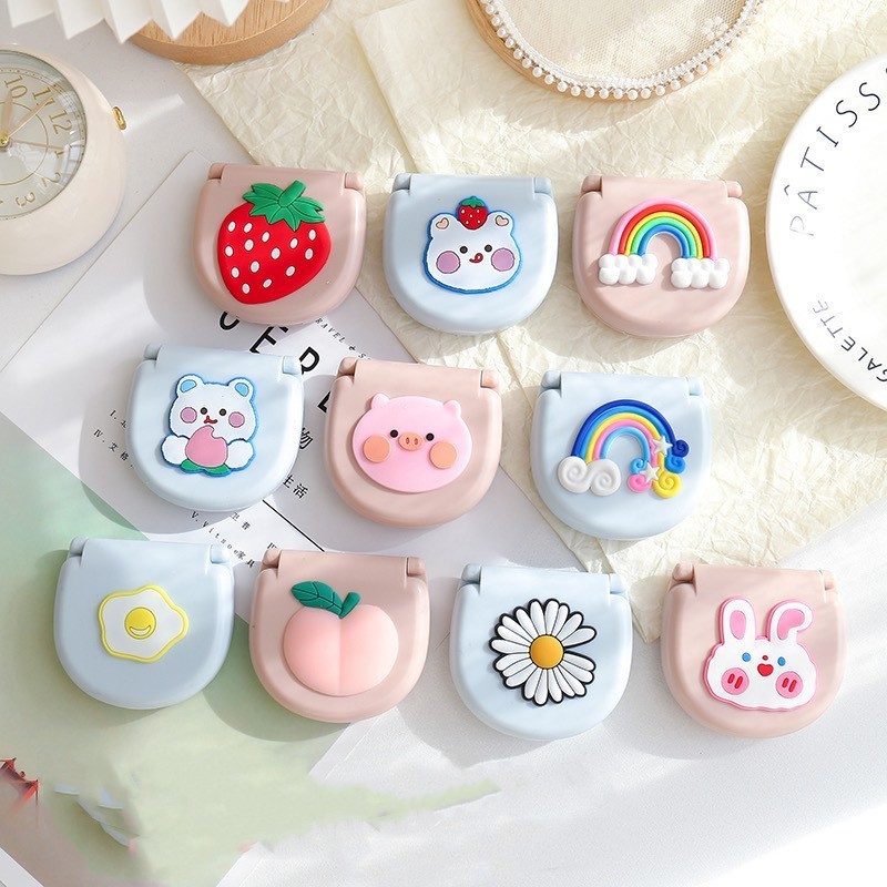 Cute Cartoon Mini Sewing Box Going Out Portable Sewing Kit Sewing Tools Storage Box Set