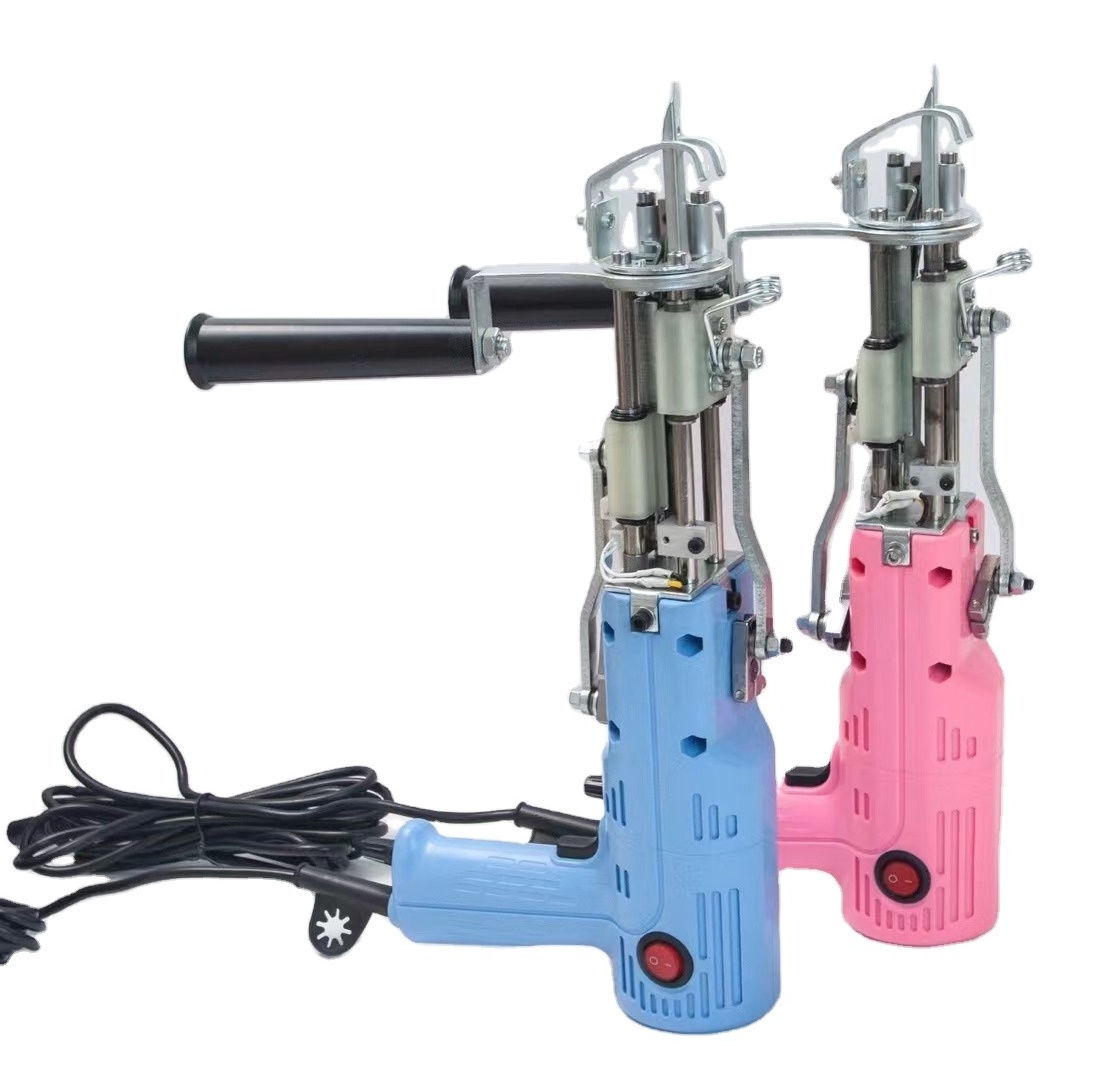 Yarn Craftsman New pink and blue 2 in 1 cut pile and loop pile rug tufting gun machine carving scissors carpet hand tufting gun