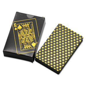 Chinese Factory Black Metal Plastic Playing Cards