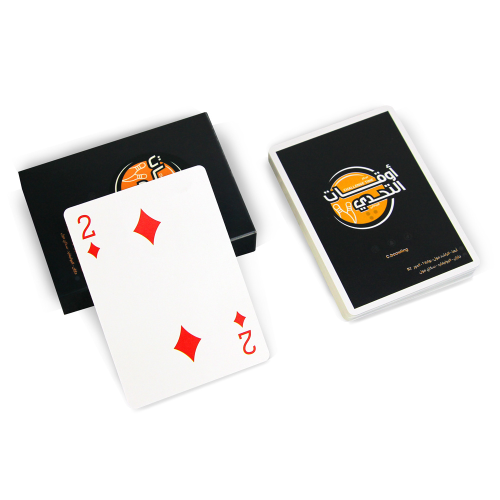 Wholesale Custom Fancy Scan Playing Cards Printable Mini Playing Cards