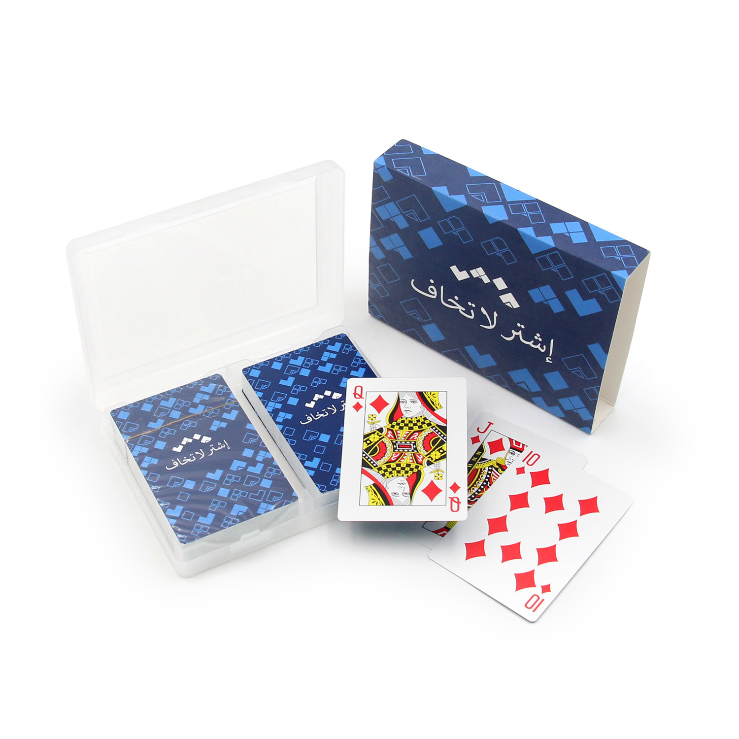 Top Fashion Custom  Christmas Mini Plastic Mini Poker Zain Italian Playing Card