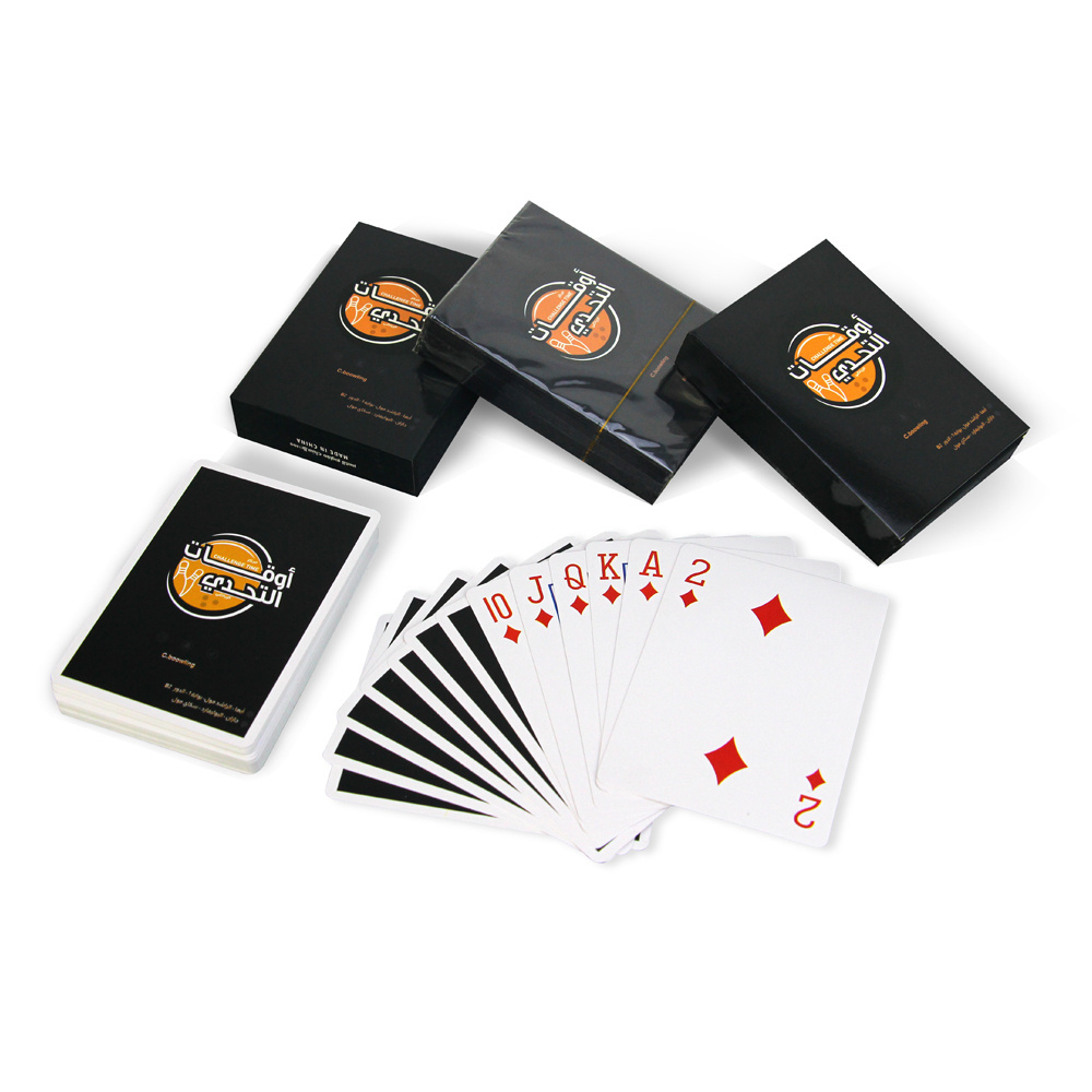 Wholesale Custom Fancy Scan Playing Cards Printable Mini Playing Cards