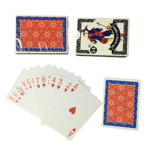 Factory with box plastic cards dubai casino poker custom jumbo playing card