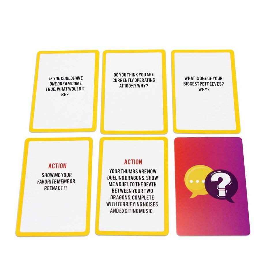 Customized Adult Question Card Game Playing Family Collection Card whole Custom Design Italian spot it magnetic game card case