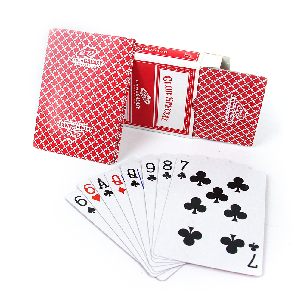 High Quality Hot Selling Wholesale 100% plastic poker cards 4 corner jumbo index