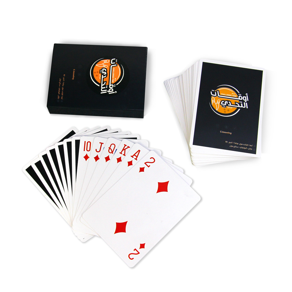 Wholesale Custom Fancy Scan Playing Cards Printable Mini Playing Cards