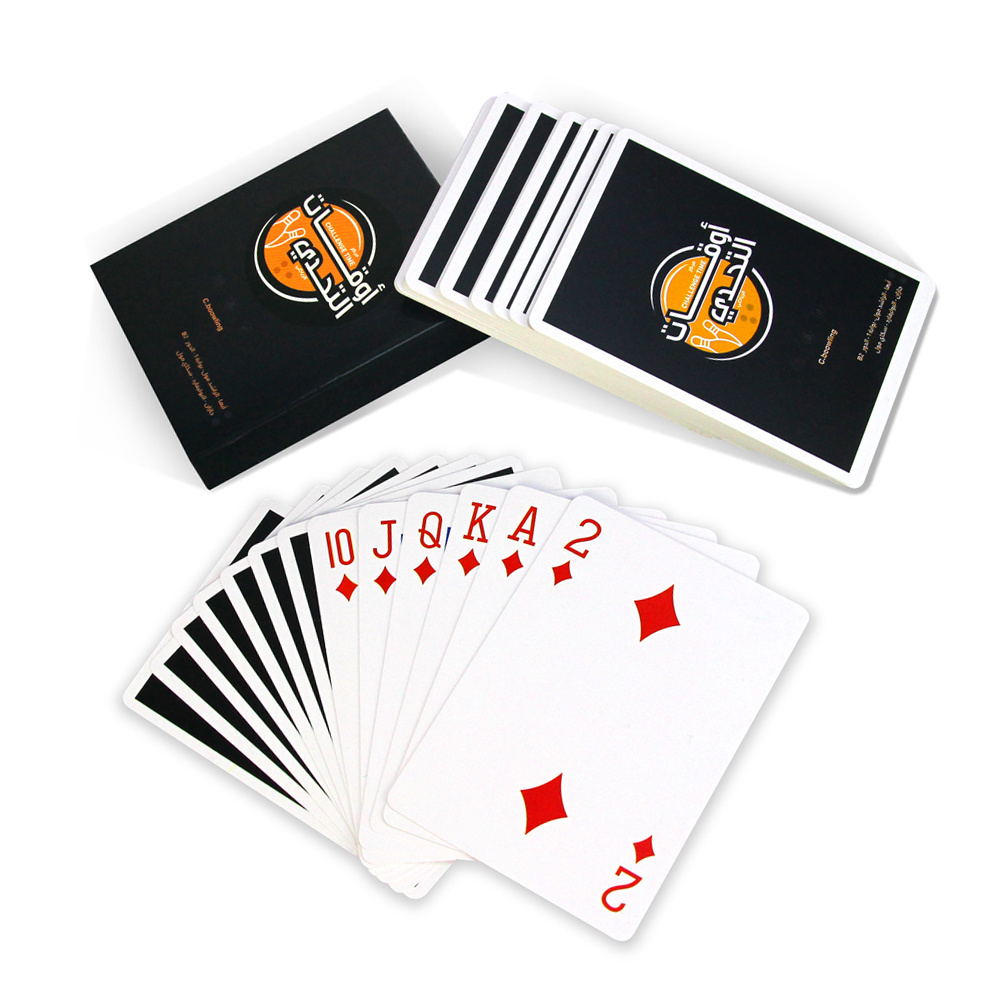 Wholesale Custom Fancy Scan Playing Cards Printable Mini Playing Cards