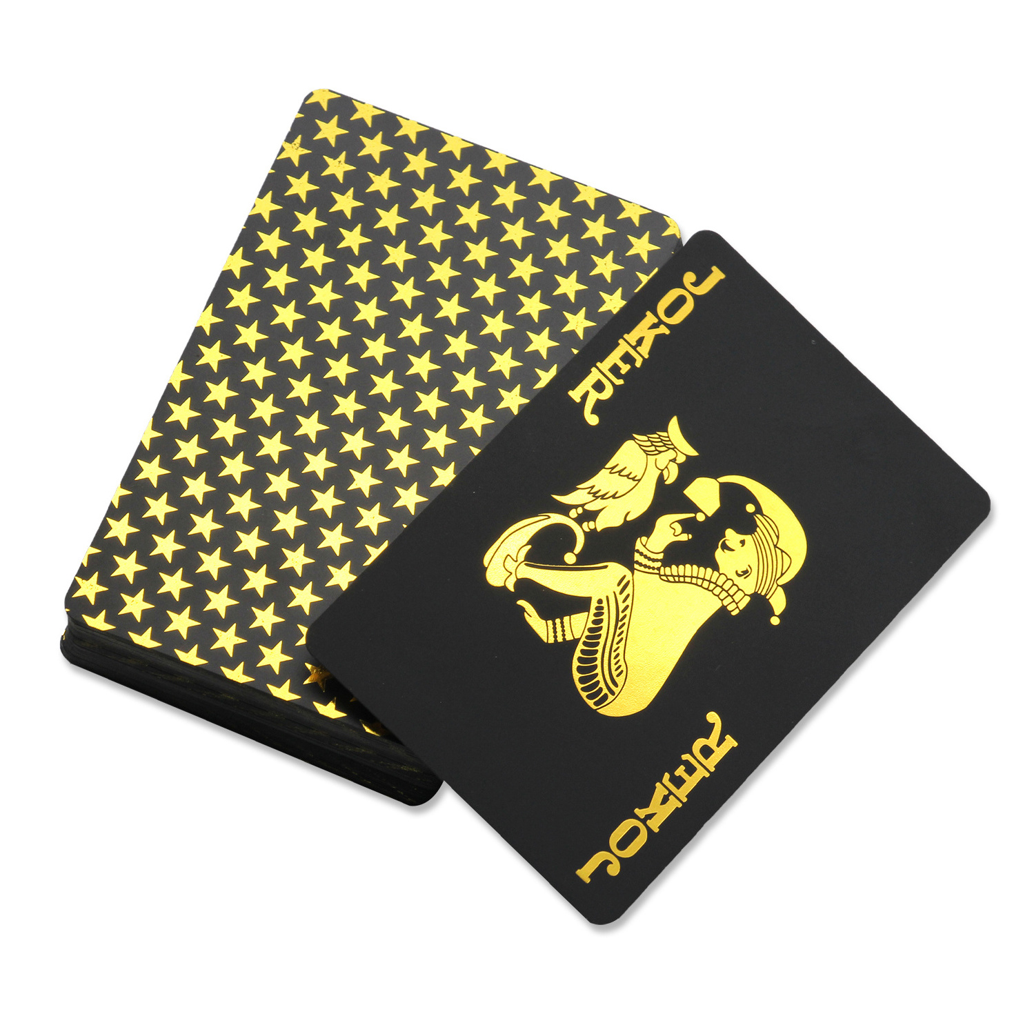 Entertainment Waterproof Cards Magic 24K Gold Playing Cards Poker Deck PVC Plastic Luxury Foil Playing Card