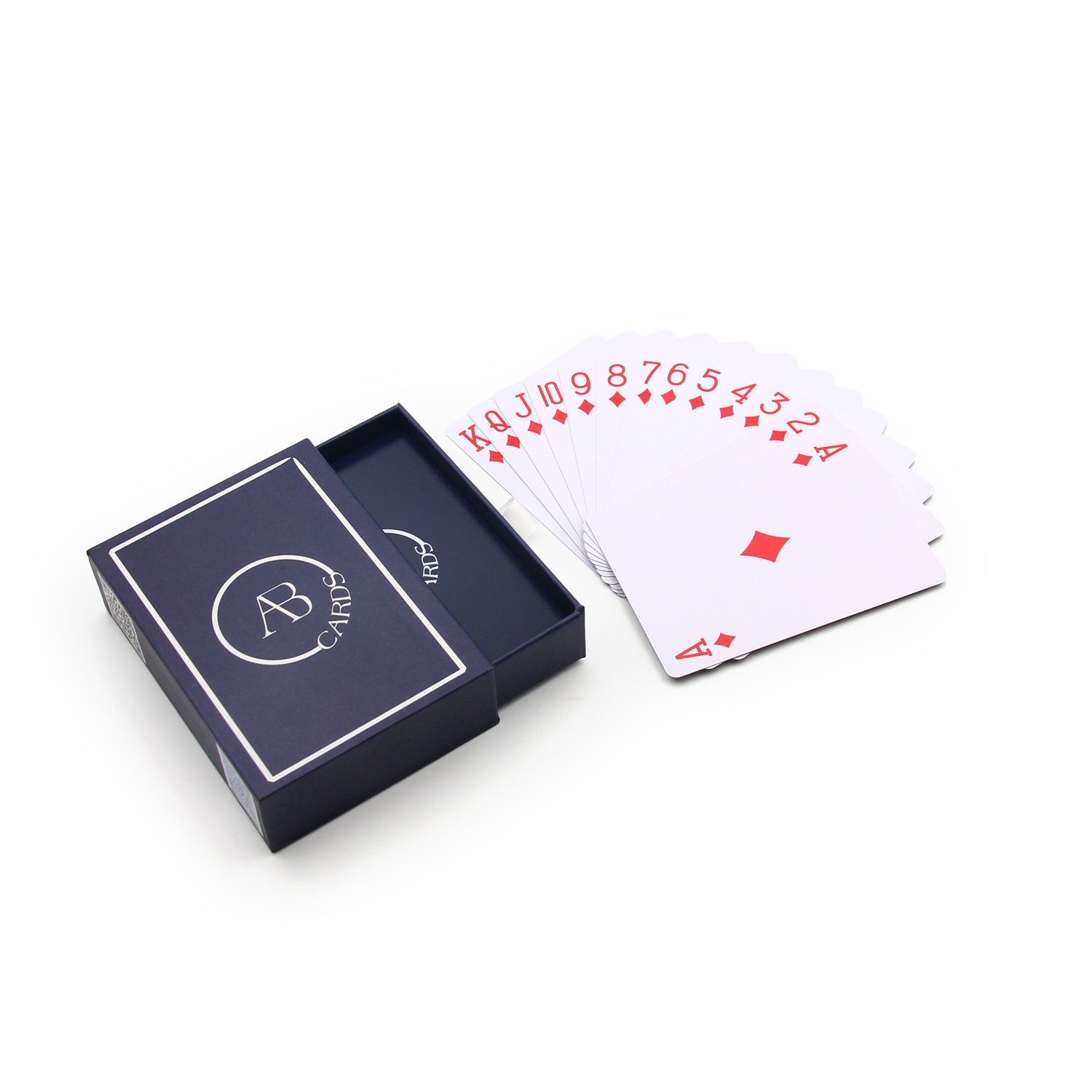 Printing Custom Design Logo Promotional Gift drawer box Playing Cards Gambling Poker Cards wholesale  playing cards sleeves