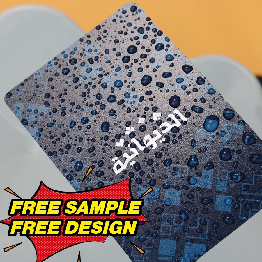 Free Sample Custom Design Logo Printing PVC Adult Table Playing Cards Waterproof Custom Baloot