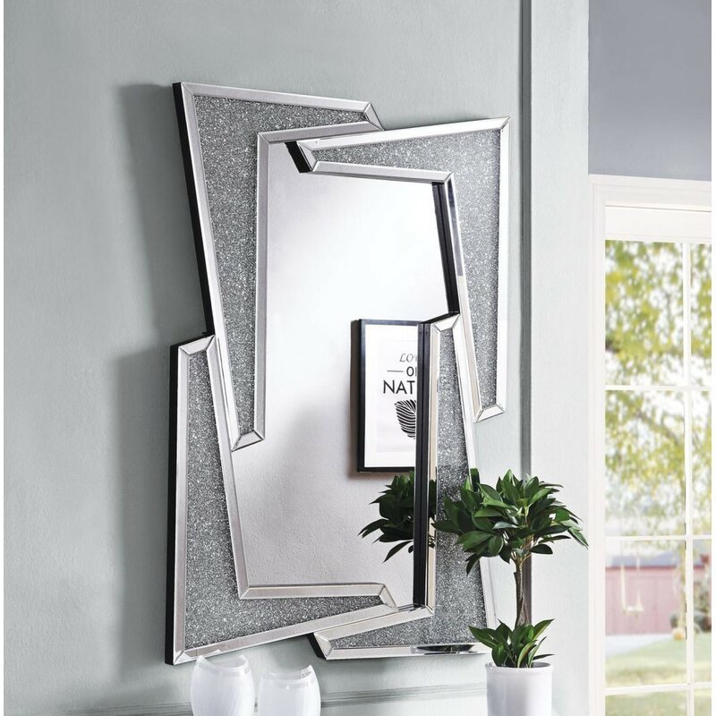 Steel Black Ornate Hot Sale Frame Metal Wall Mirror