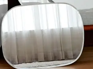 Bathroom Wall Full Length 4mm Polished Beveled Edge Mirror Frameless Mirror