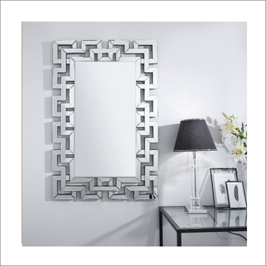 Steel Black Ornate Hot Sale Frame Metal Wall Mirror