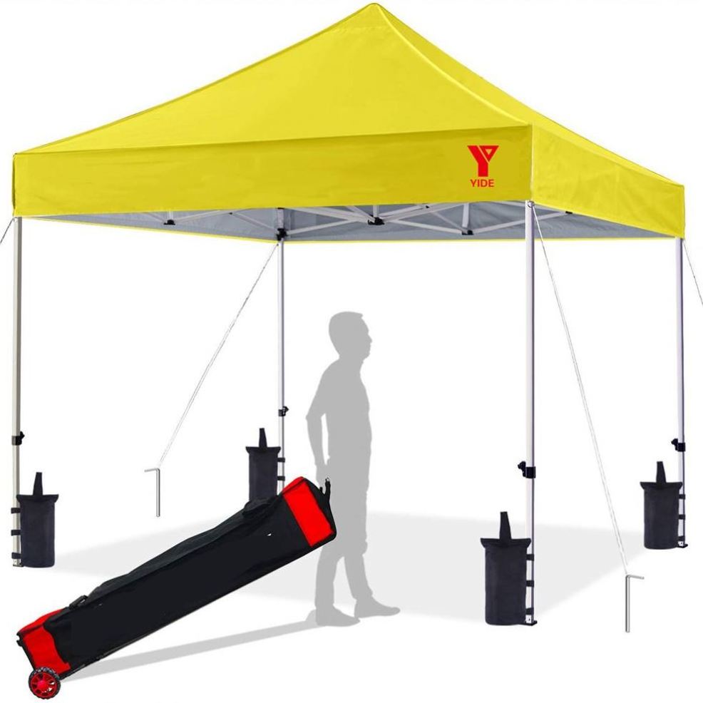 Promotional Heavy Duty Frame Gazebo Advertising Beach Canopy Aluminium Customized Color Commercial Branded Pop Up Event Tent