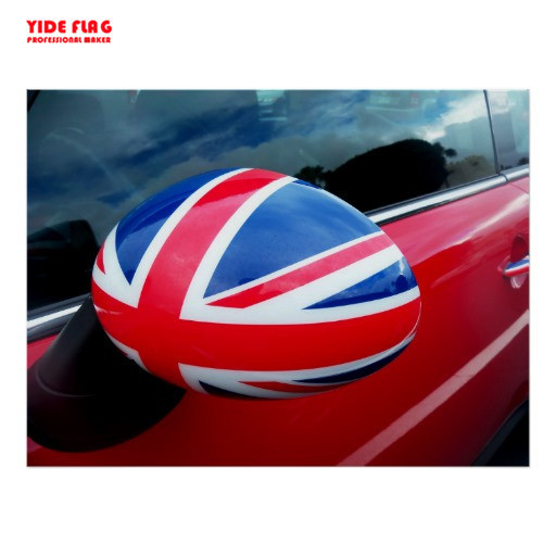 Subliminal Printing France Poland Flag Rear View Mirror Car Rain Cover With Various Countries