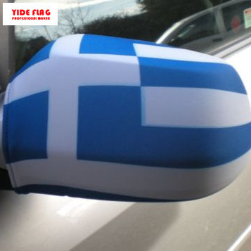 Subliminal Printing France Poland Flag Rear View Mirror Car Rain Cover With Various Countries