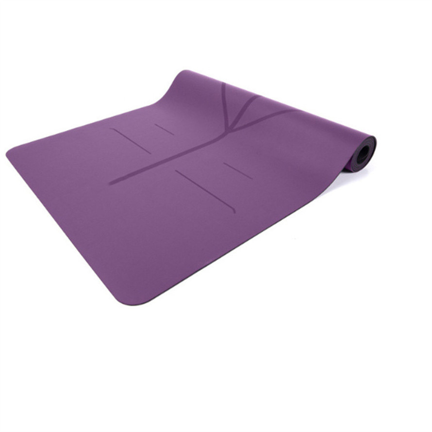 Wholesale Logo Oem Hot Sale Mat De Yoga, Premium Pu Natural Rubber Luxury Exercise Yoga Mat Premium With Bag And Strap