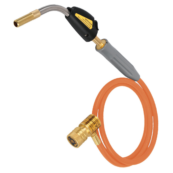 Self-Ignition Propane Soldering Torch With Brass Head And Hose For MAPP GAS Cylinder