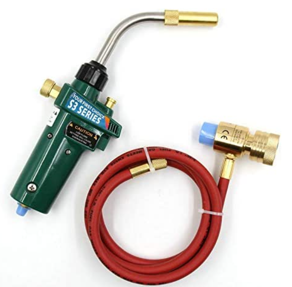 MAPP Welding Gas Torch Gas Self Ignition Turbo Torch With Hose Solder Propane Welding Torch For Plumbing