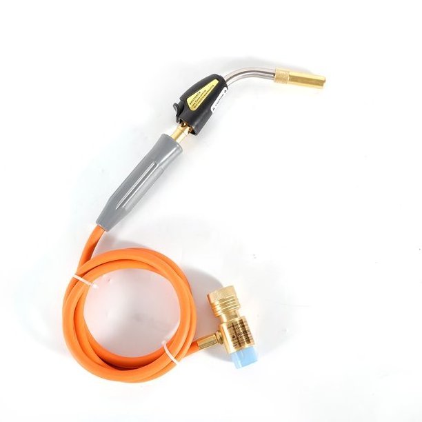 Propane Soldering Torch Mapp Gas Welding Torch and Brass Head 60 inch Hose with Self Ignition Trigger Fit for Jewelry Soldering