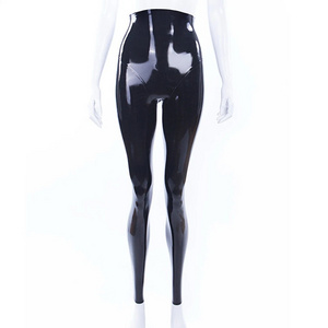 100%Latex Rubber Black sleeveless Fitness clothing Catsuit Suit Tight 0.45mm Masquerade Fetish