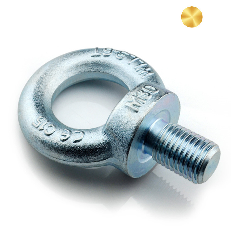 Steel zinc plated Eye Bolt A2 Marine Lifting Eye Screws Ring Loop Hole For Eyebolt Cable Rope M3 M4 M5 M6 M8 M10 M12 M14