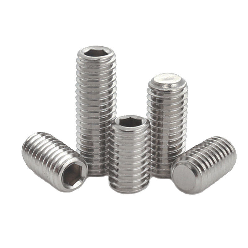 DIN913 Stainless Steel SS316 Hex Socket Set Screw Grub Screw Custom Screws