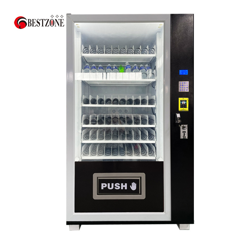 Snacks and drinks book milk wine beer vending machine