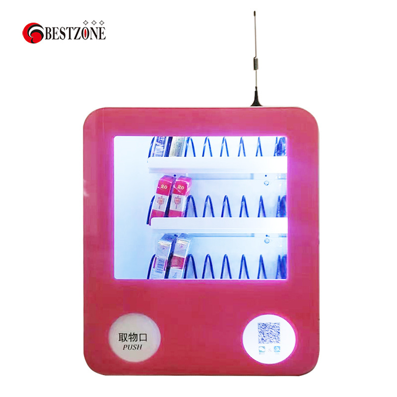 Lash lipstick fashion smart QR code payment wall-mounted with nail vending machine