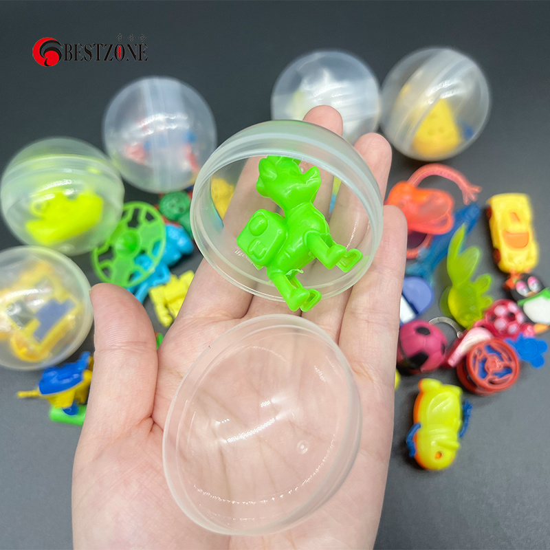 50mm 2 Inches  Fully Transparent Vending Machine Capsule Toys vending balls for Gachapon Vending Machine