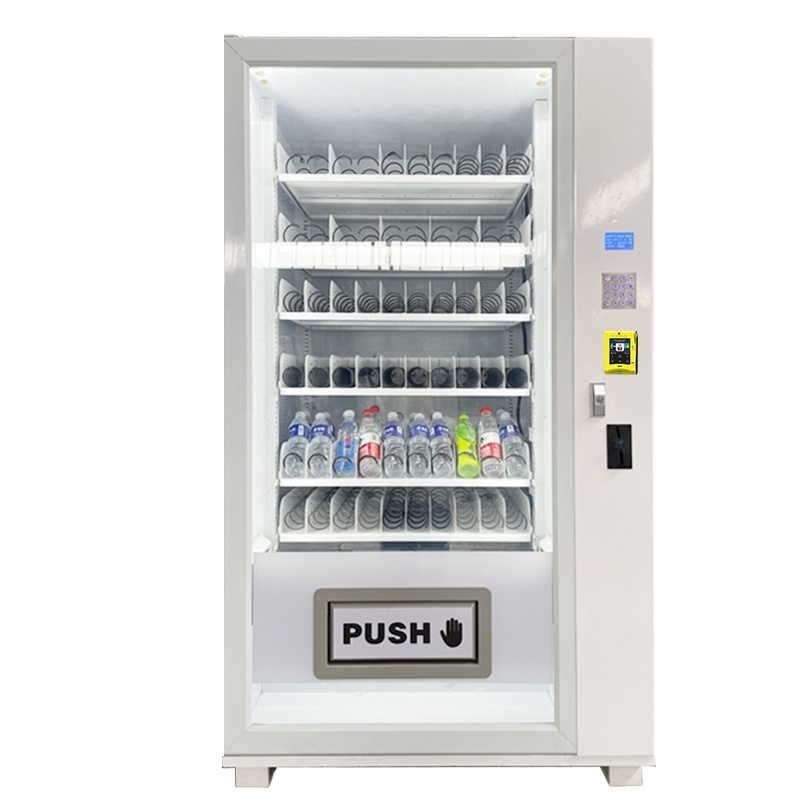 Snacks and drinks book milk wine beer vending machine