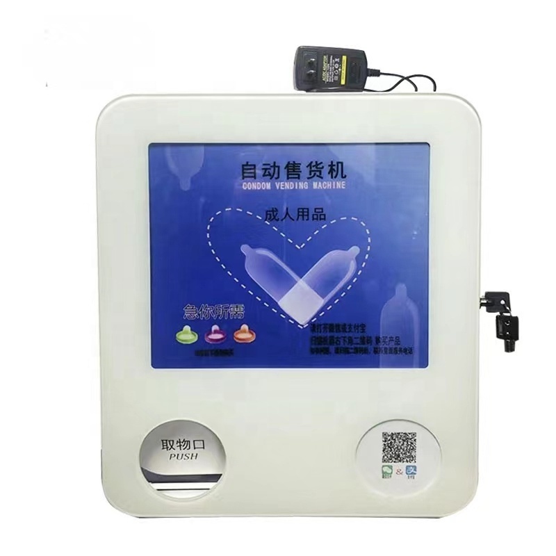 Sanitary pads Box packed condoms    Customized QR Code Payment Vending Machine