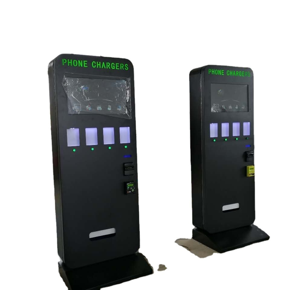 Coin/Cash/Banknote Operated Mobile Phone Charging Vending Machine