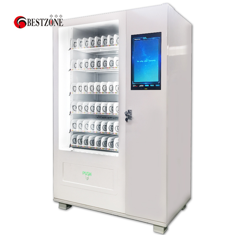 Touch screen book newspaper magazines vending machine for school