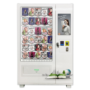 Touch screen book newspaper magazines vending machine for school