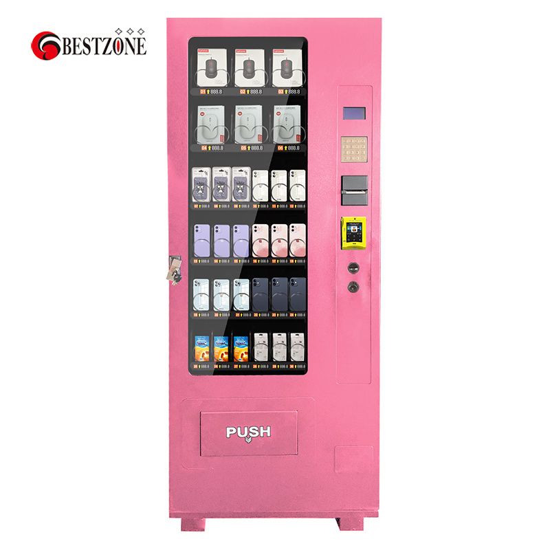 combo vending machine for mobile phone shell earphone condom and computer mouse