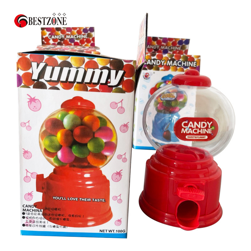 Mini Candy Machine Funny Gumball Dispenser For Kid Saving Coins