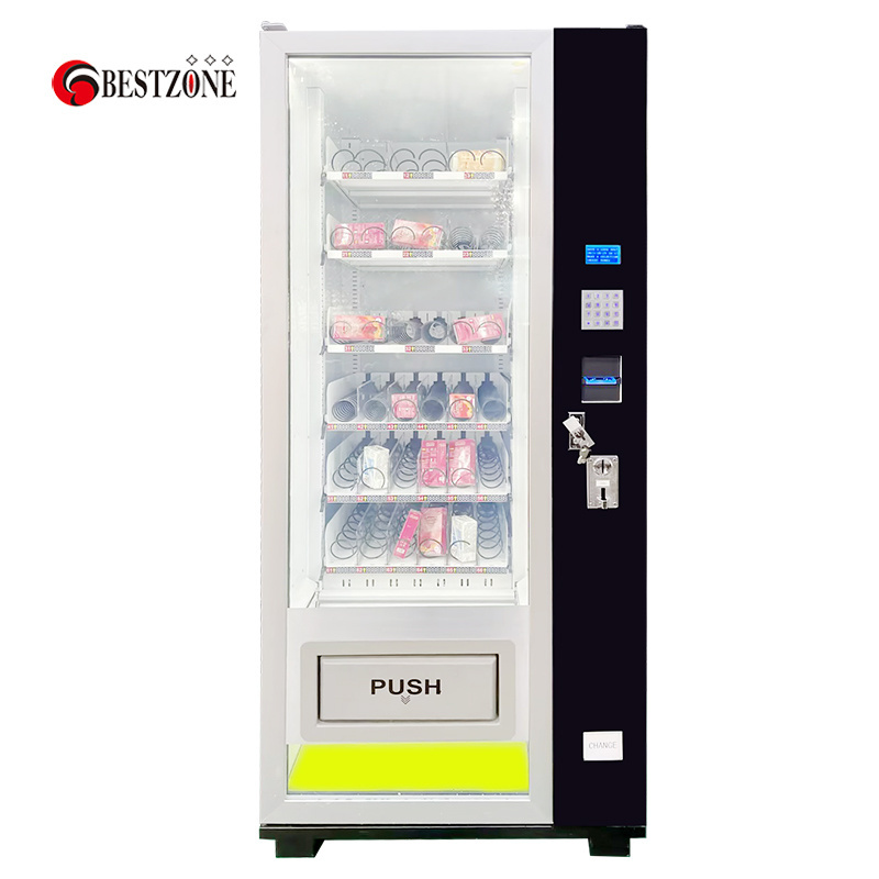 drink vending machine large capacity combo candy and snack for foods and drinks vending machine for convenient store