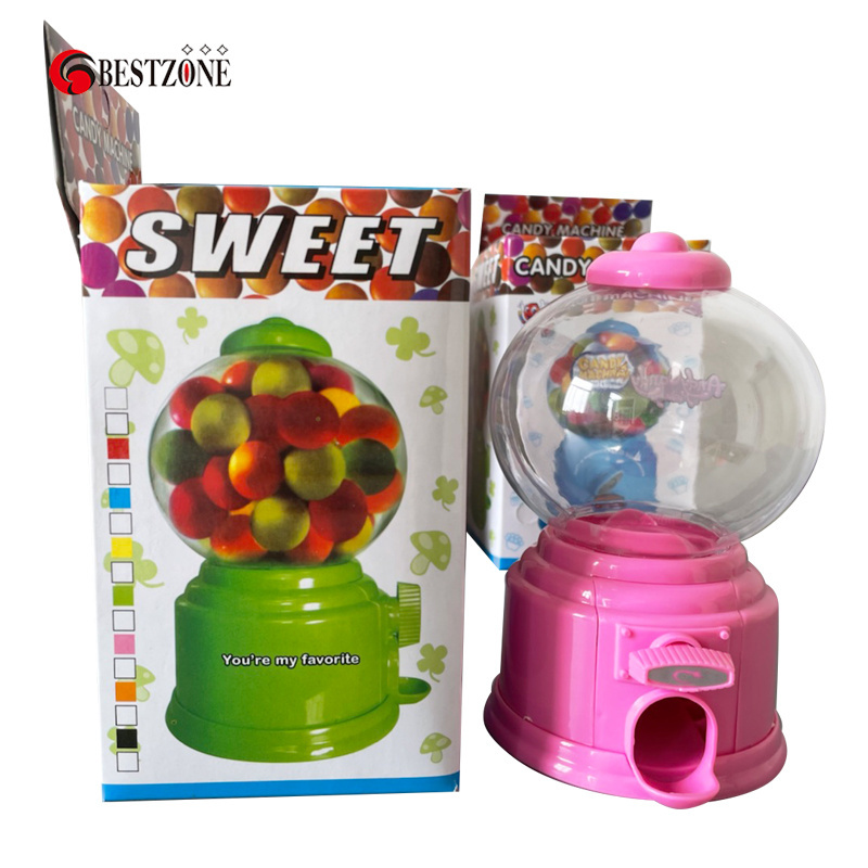 Mini Candy Machine Funny Gumball Dispenser For Kid Saving Coins