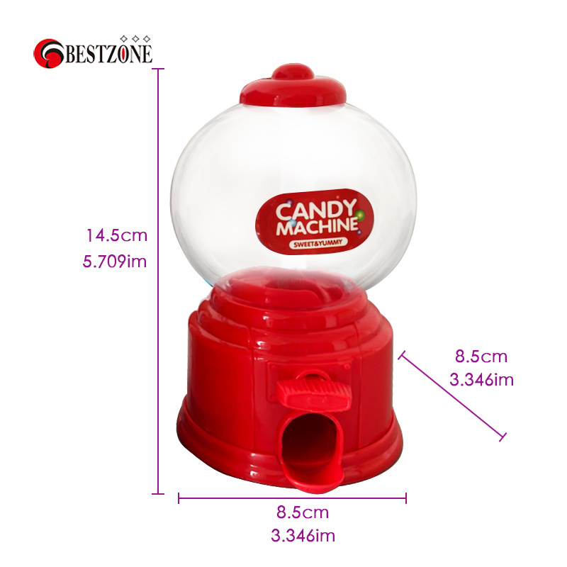 Mini Candy Machine Funny Gumball Dispenser For Kid Saving Coins