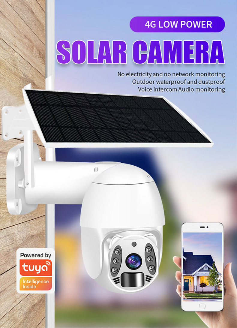 Solar Cctv Camera 3g Sim Card Night Vision Mobile Solar Camera Trailer Trail Camera Solar Panel