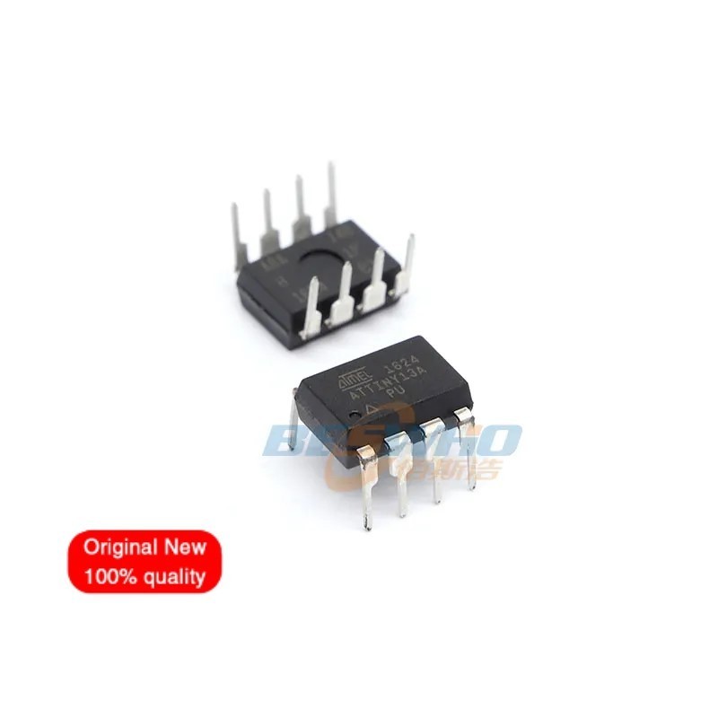 New Original ATTINY13A MCU 8-Bit 1KB Flash DIP-8 Microcontroller IC Chip Electronic Components ATTINY13A-PU