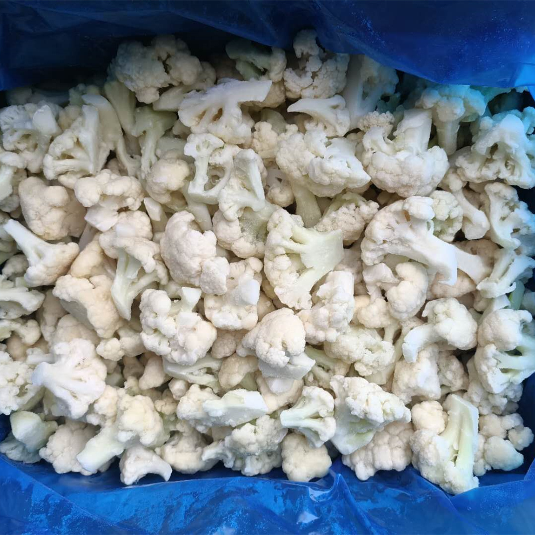 China supplier IQF vegetable quick freezing cauliflower florets cut frozen cauliflower