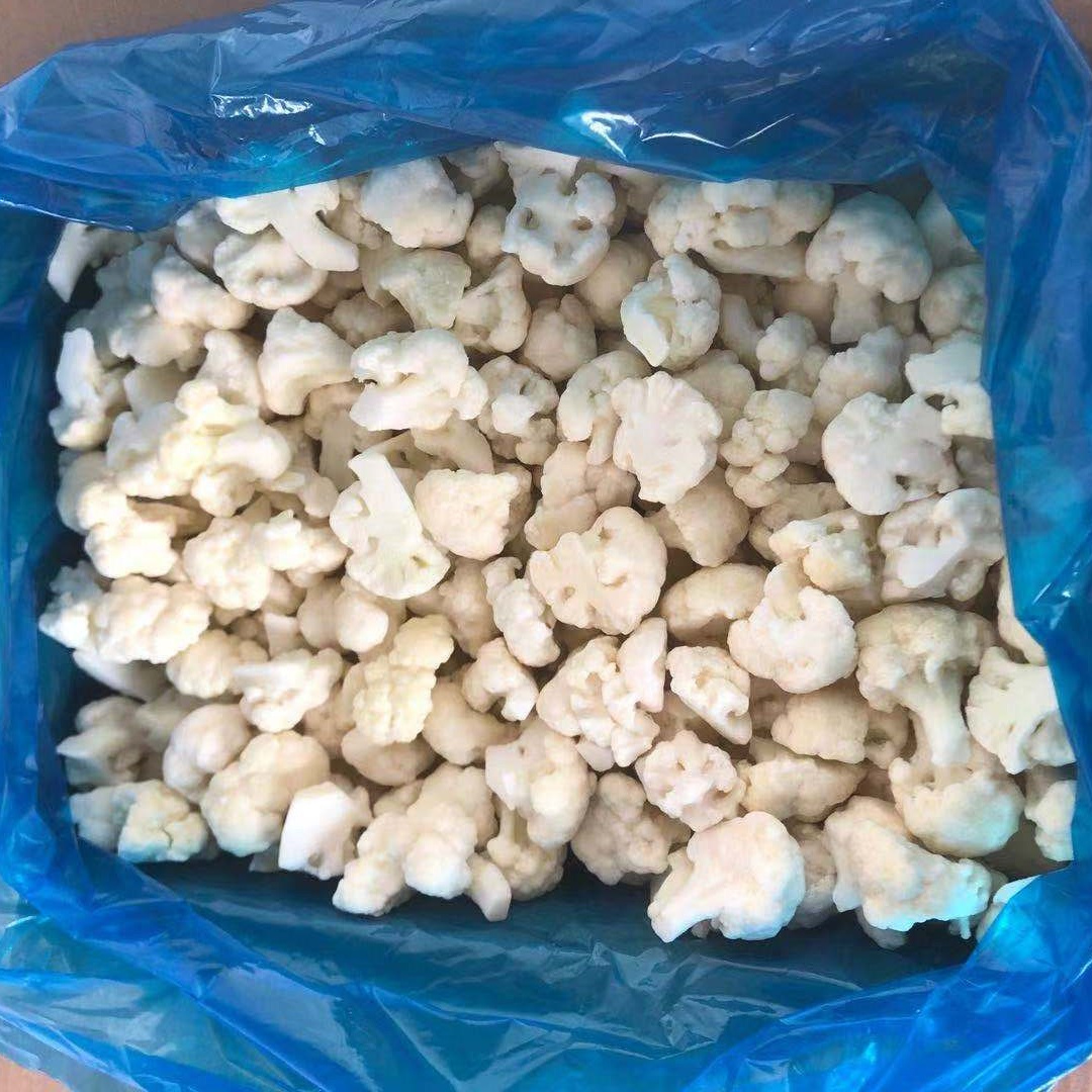 China supplier IQF vegetable quick freezing cauliflower florets cut frozen cauliflower